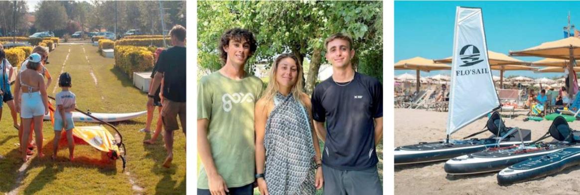 Al Calambrone tre giovani livornesi sull'onda delle buone idee: «Sogniamo di portare il surf a scuola»