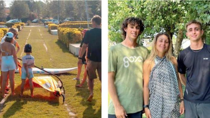 Al Calambrone tre giovani livornesi sull'onda delle buone idee: «Sogniamo di portare il surf a scuola»