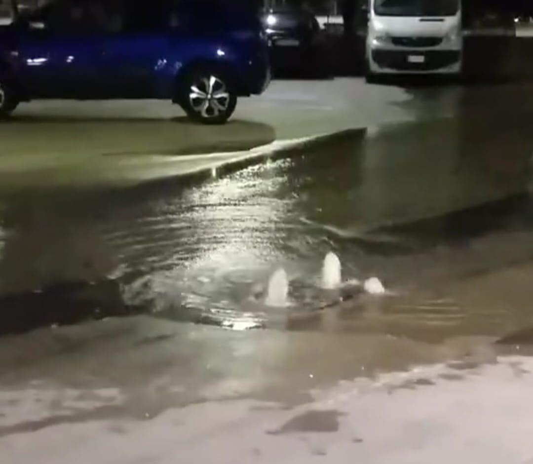 Sassari, ancora disagi a Latte Dolce: nuova rottura della condotta di via Kennedy
