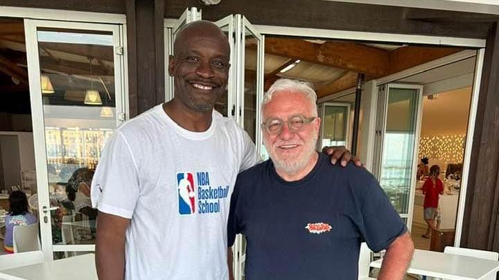 Lido Scacchi, un ex campione NBA al camping Florenz