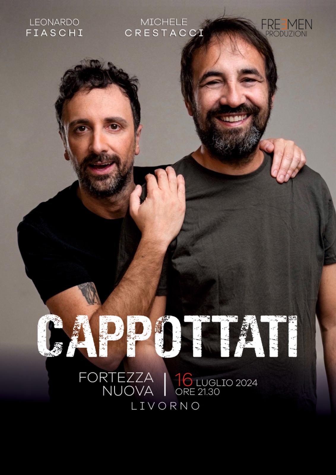 “Cappottati” ma dalle risate, lo show di Fiaschi e Crestacci è in Fortezza Nuova<br>

