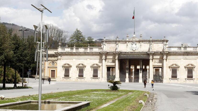L’ingresso dello stabilimento Tettuccio