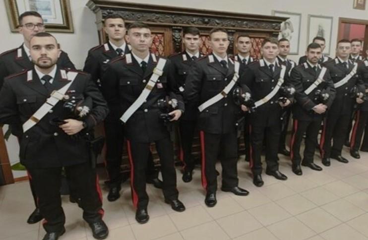 Prato, l’Arma si ringiovanisce: arrivati 12 nuovi carabinieri