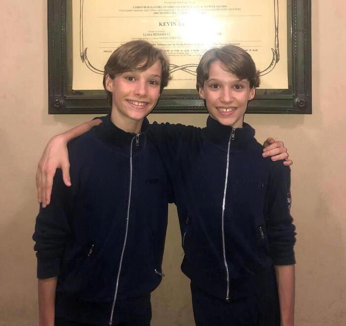 Prato, Niccolò e Tommaso: due gemelli di 13 anni entrano alla Scala