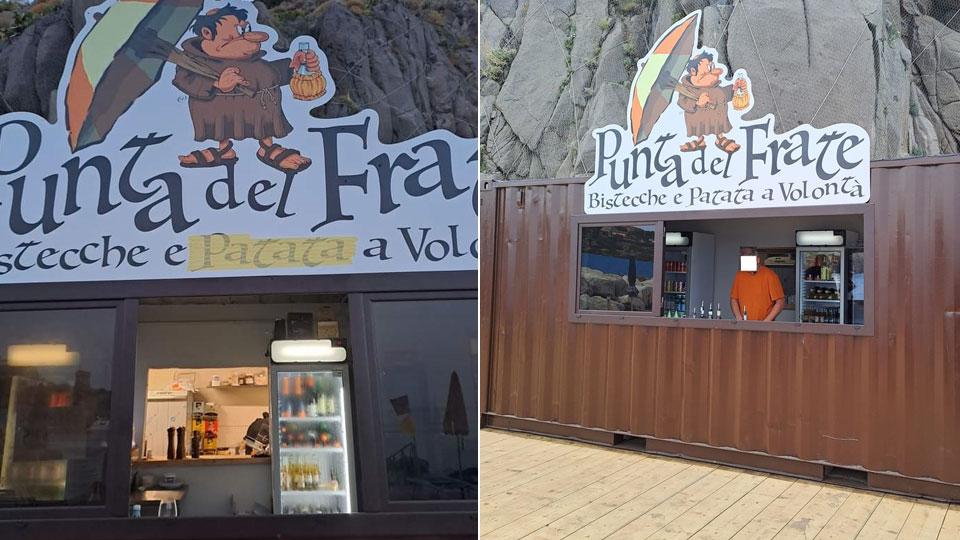 Capraia, via l’insegna della discordia. Il titolare del bar: «Solo un atto goliardico»