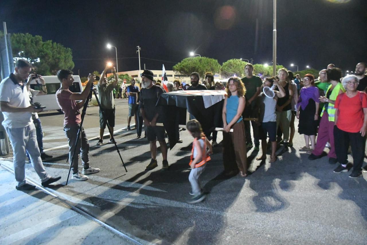 
	La protesta (fotoservizio Francesco Pinna)

