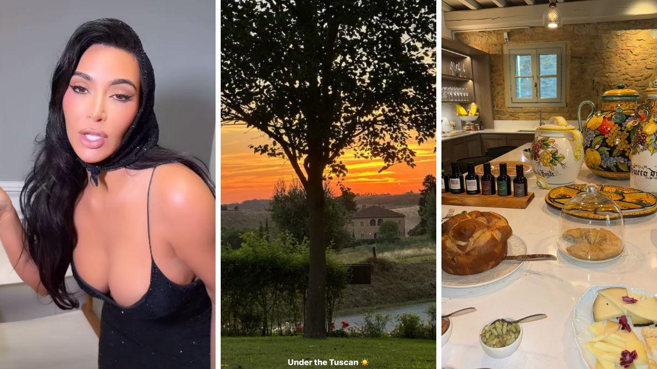 
	kim kardashian in Toscana (foto instagram&nbsp;Kim Kardashian)

