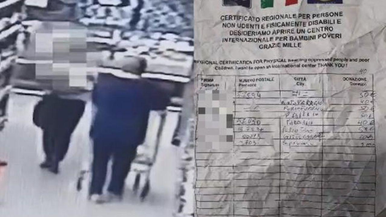 Il filmato della truffa e il falso certificato
