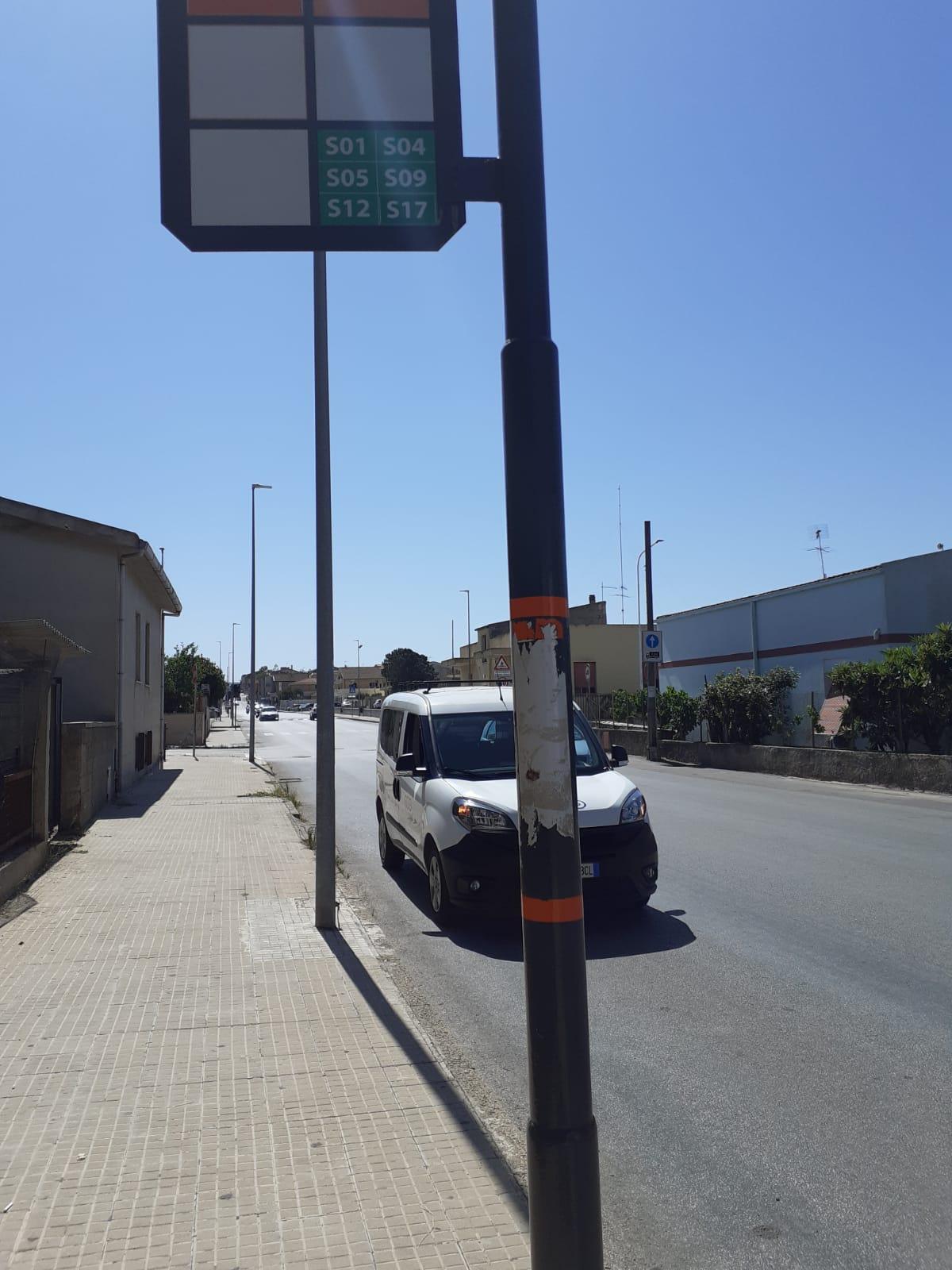 Sassari, vandalizzate le paline dell’ATP a Li Punti