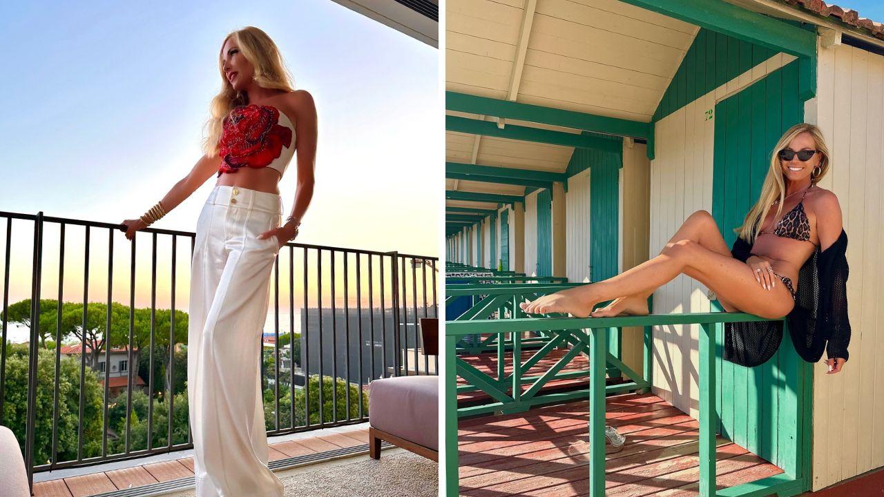 
	Federica Panicucci in vacanza in Versilia

