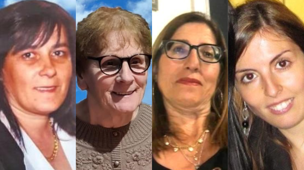 Maria Dolores Cannas, Maria Atzeni, Ignazia Tumatis e Francesca Deidda