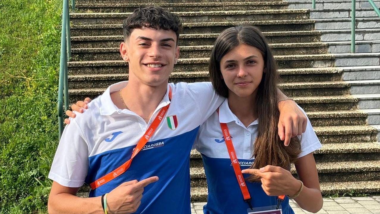 Europei Under 18, Diego Nappi e Laura Frattaroli corrono verso il podio