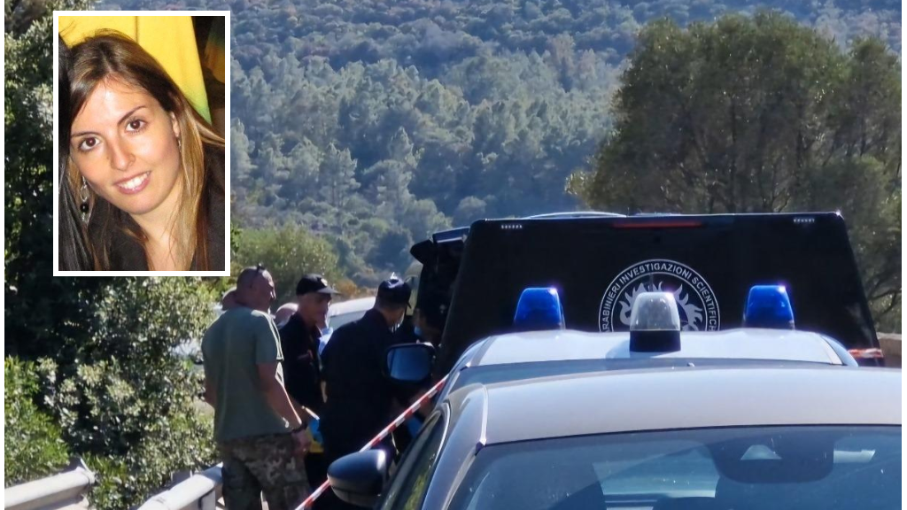 Il luogo del ritrovamento del borsone con il corpo di Francesca Deidda