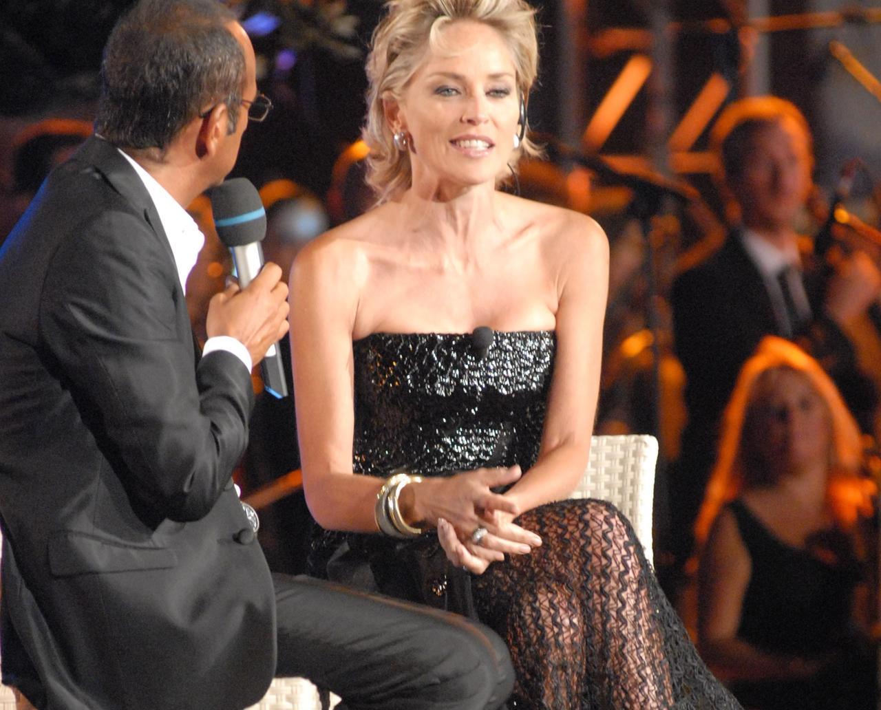 
	Sharon Stone a Poltu Quatu nel 2009 al premio Rodolfo Valentino&nbsp;

