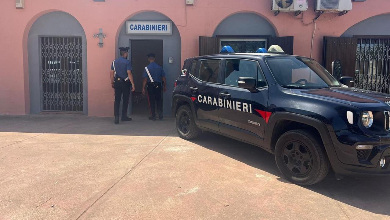 La stazione estiva dei carabinieri di Flumini di Quartu 