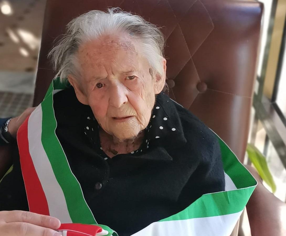 
	La centenaria Amelia Addari&nbsp;

