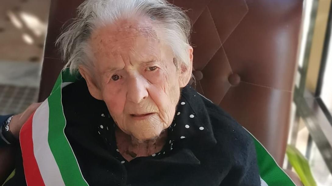 La centenaria Amelia Addari 