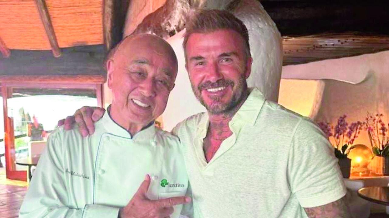 David Beckham, cena di lusso da Nobu al Cala di Volpe