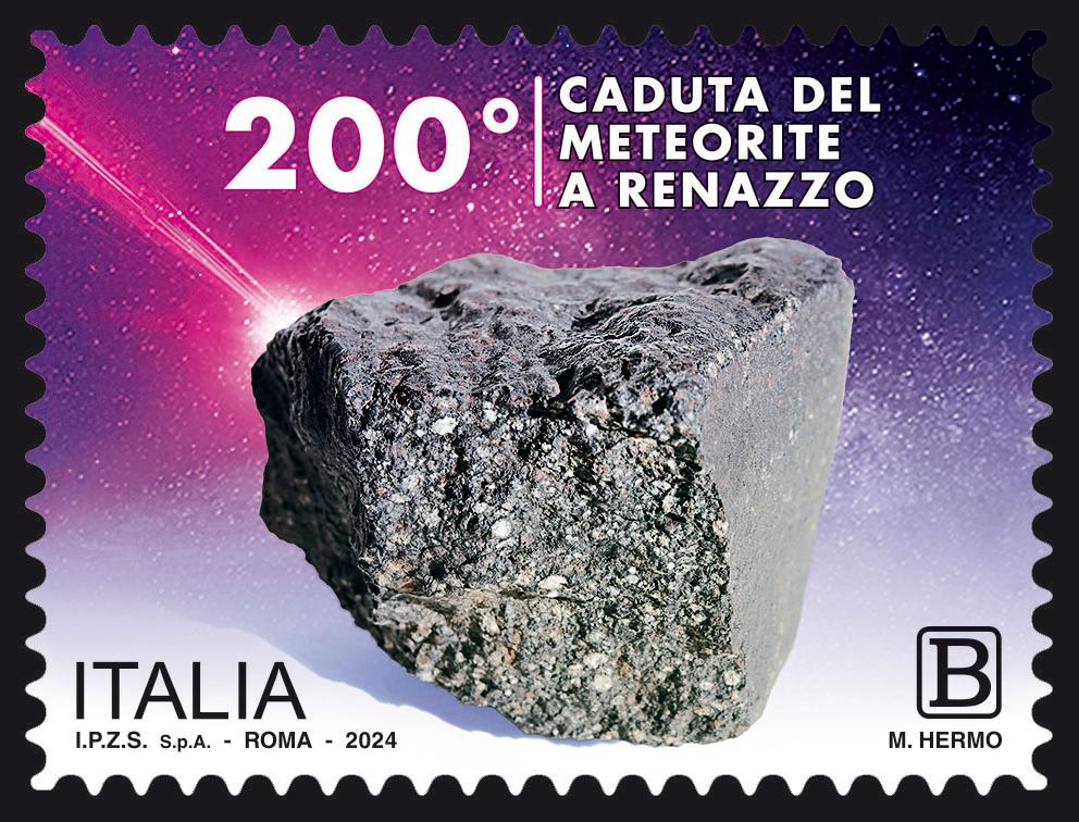 Renazzo, ecco il francobollo del meteorite