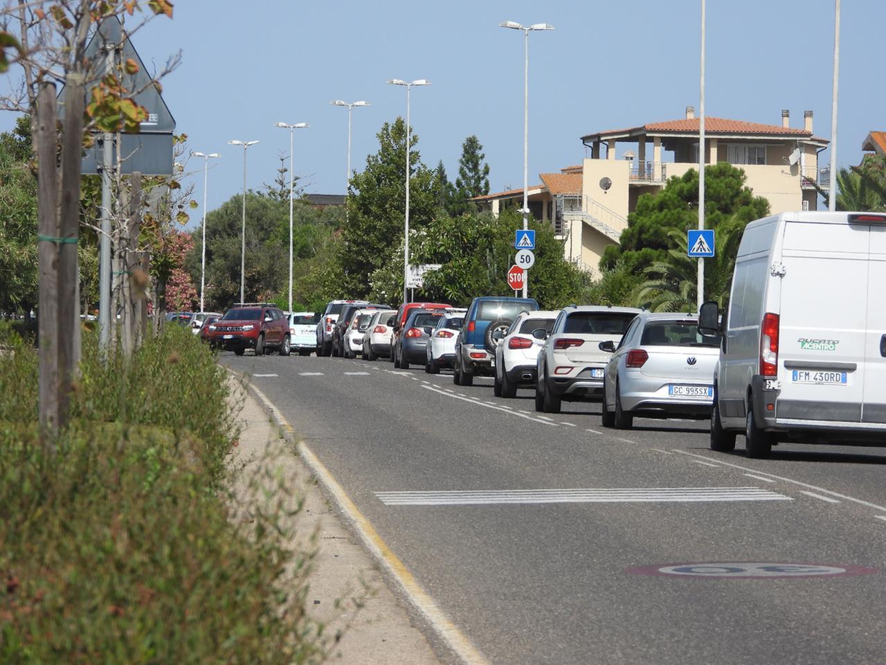 
	La coda nel prolungamento di Viale Repubblica

