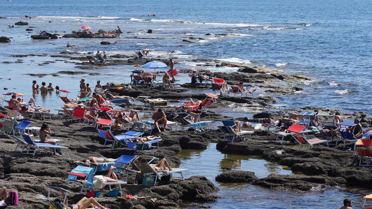 Al mare a Livorno (foto Franco Silvi)