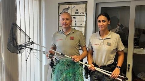Poggio a Caiano, la polizia provinciale mette in fuga un pescatore abusivo