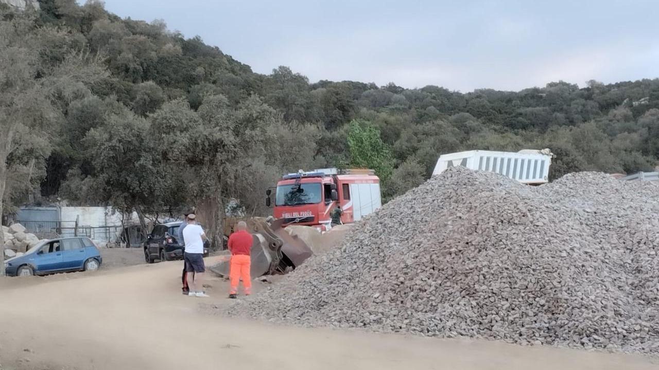 Il cantiere dove Mario Floris ha perso la vita