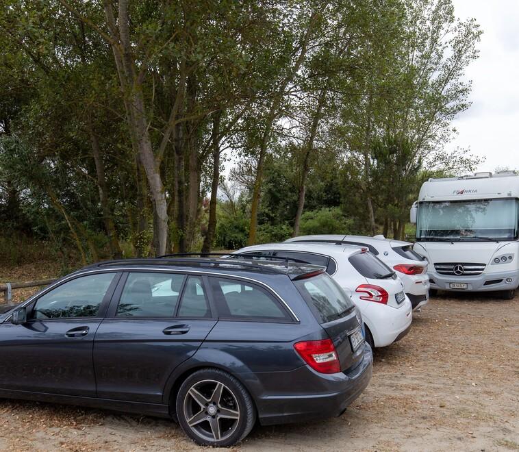 Sosta selvaggia in pineta ai Lidi, ed è anche lotta ai finti passi carrai