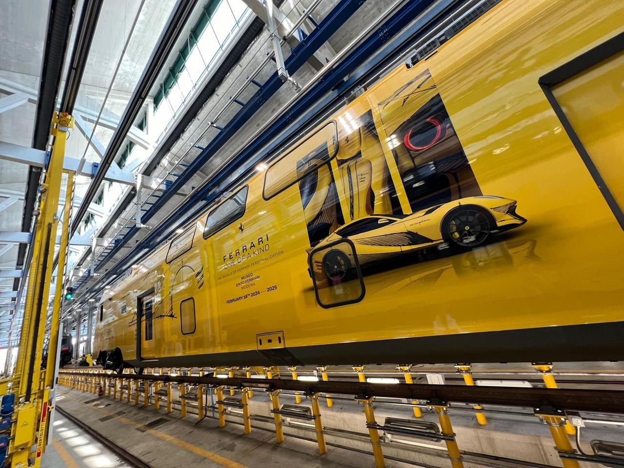 Un treno Ferrari, l’iniziativa di Trenitalia Tper con i Musei di Modena e Maranello