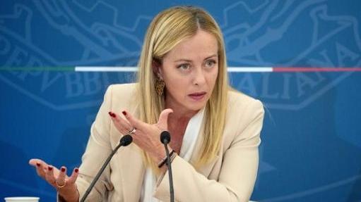 La premier Giorgia Meloni