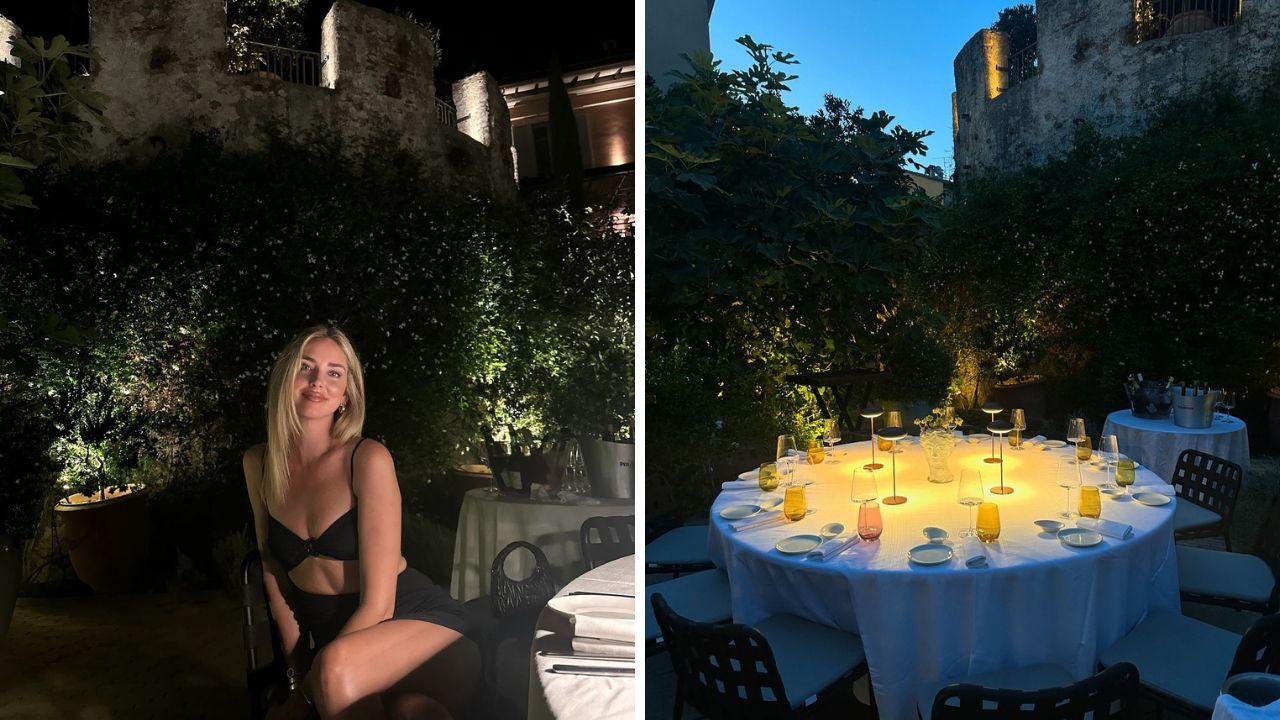 
	Chiara Ferragni nel locale di Pietrasanta (foto instagram Chiara Ferragni)

