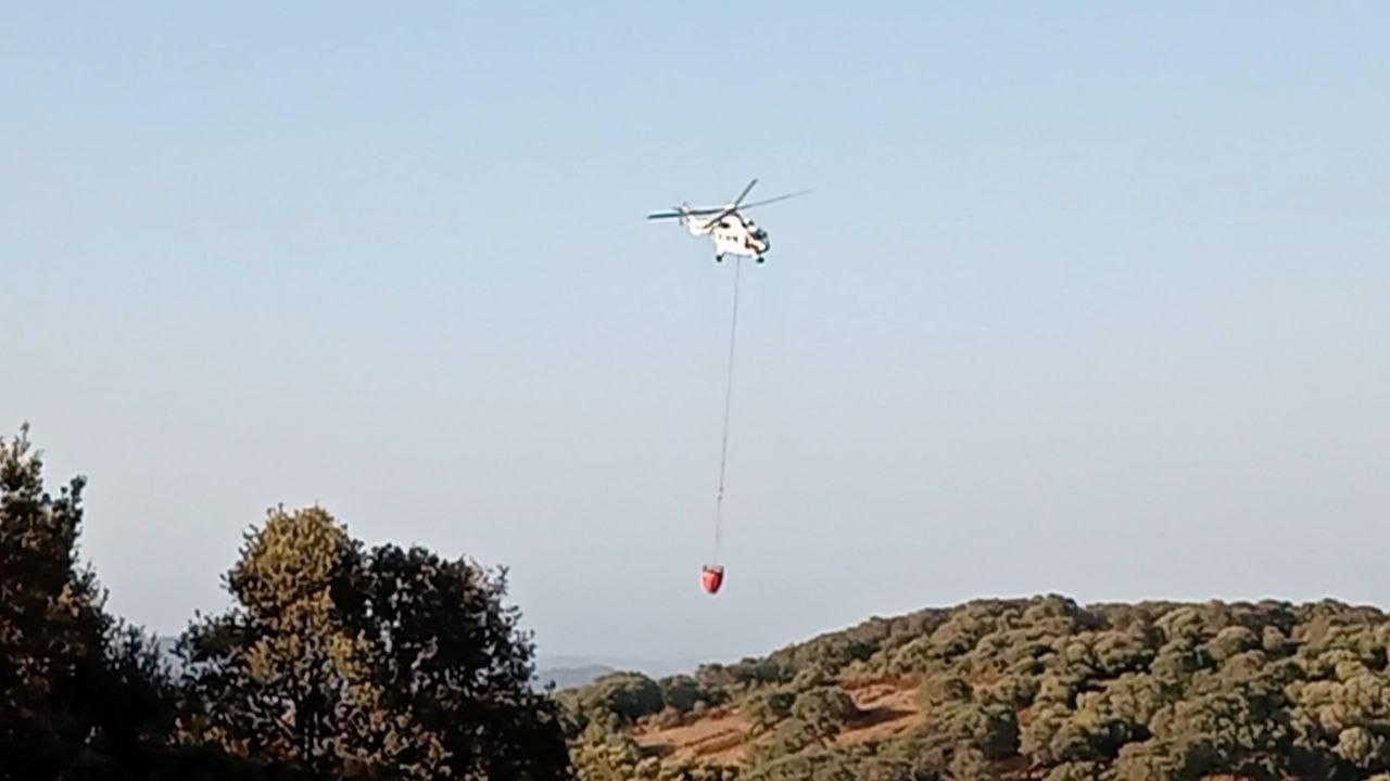 Calangianus, incendio nella vallata di Lu Fungoni: in campo vigili del fuoco, protezione civile e Forestas