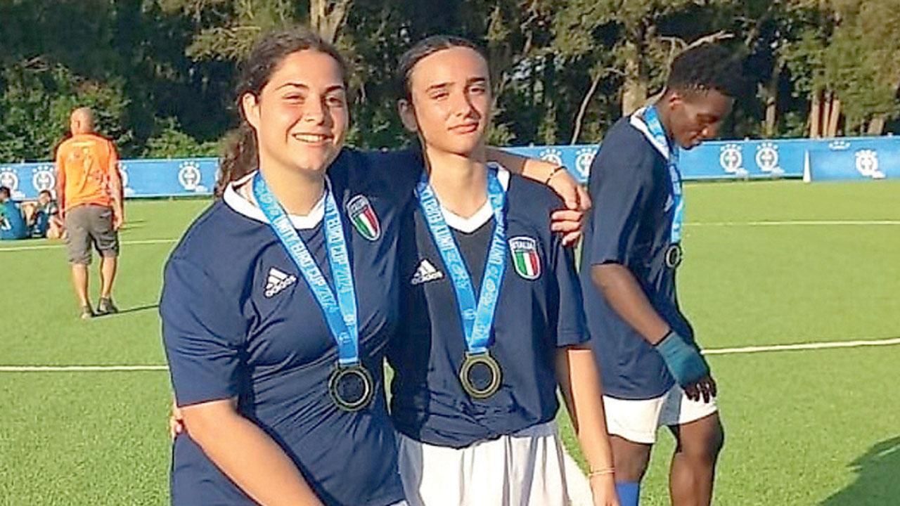 Le giocatrici Marina Casini e Giulia Venuti due delle quattro convocate nella formazione toscana