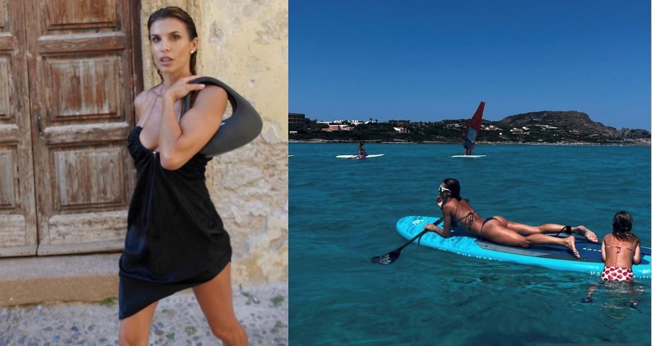 Elisabetta Canalis su Instagram: «Ciao Sardegna e grazie Alghero»