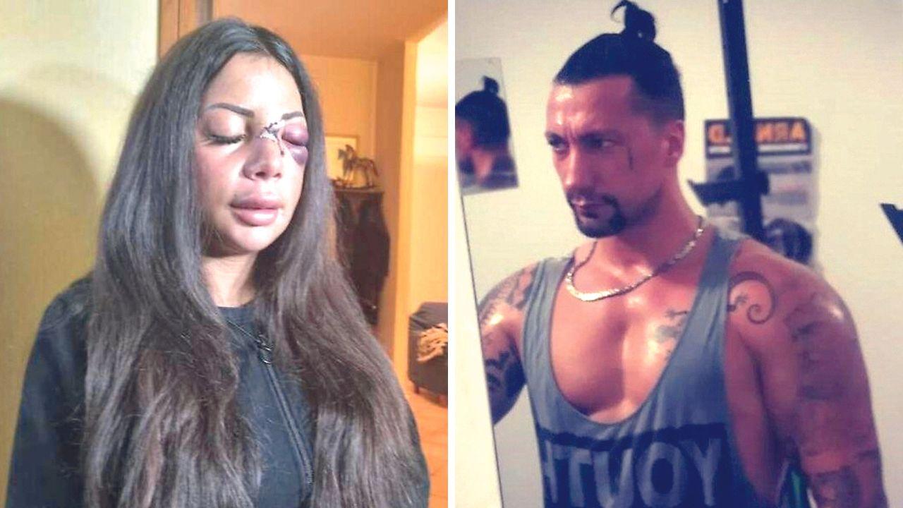 Martina Mucci e l'ex fidanzato che ha ordinato il pestaggio