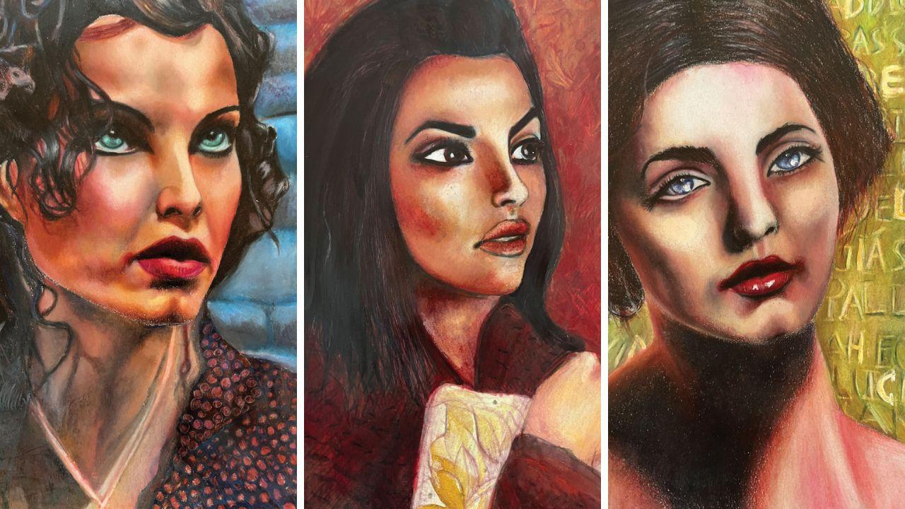 Livorno, Mia la pittrice 15enne e le donne dell’opera che diventano arte