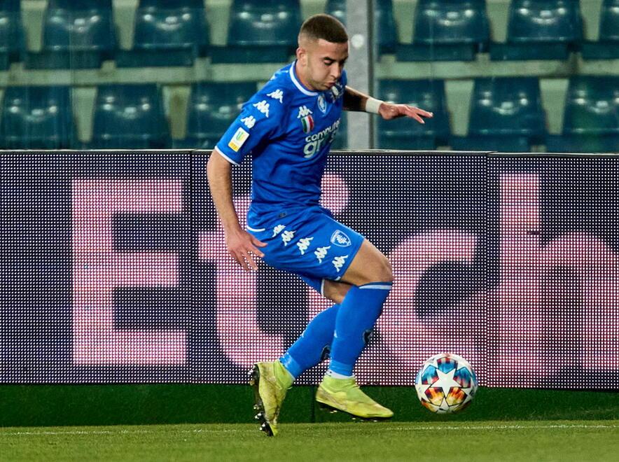 Luca Magazzù, qui impegnato contro il Borussia Dortmund in Youth League con la maglia dell’Empoli