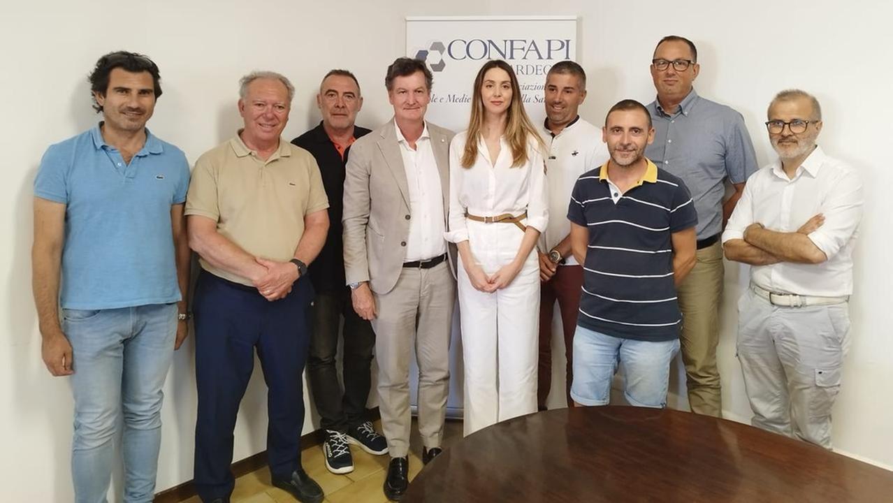 Marta Musso assieme al comitato territoriale di Confapi