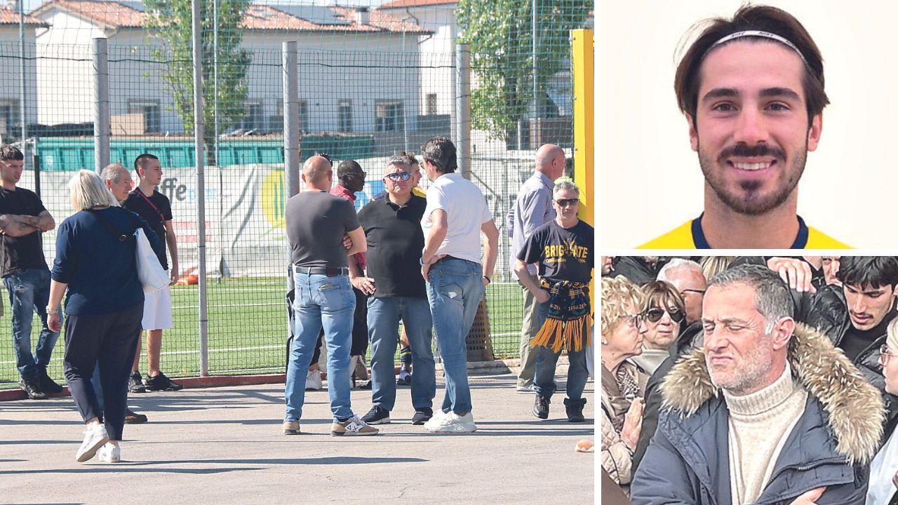
	Il campo del Lanciotto a sinistra; Mattia Giani e, in basso, suo padre Sandro

