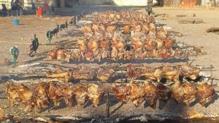 San Vito sagra da record: allo spiedo 600 chili di carne di capra