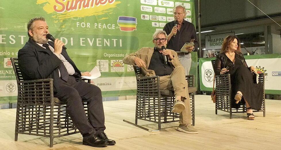 
	Da sinistra, Cristiano Marcacci, Pino Rinaldi e Giovanna Bellini&nbsp; (foto Muzzi)

