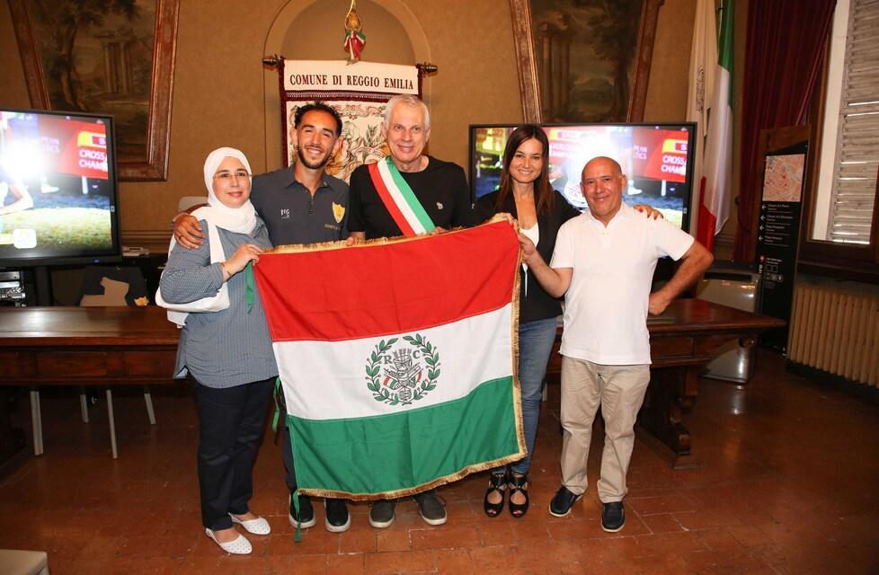 Il Primo Tricolore agli atleti olimpici di Reggio