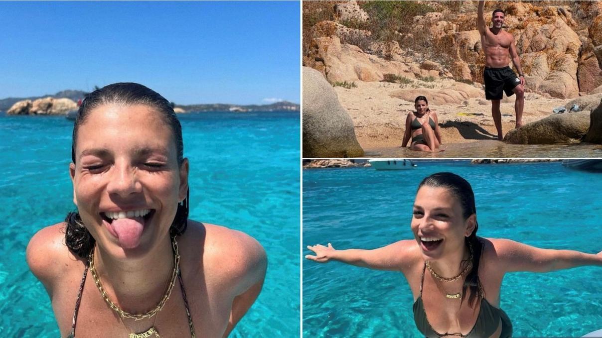 Emma Marrone in vacanza in Sardegna 