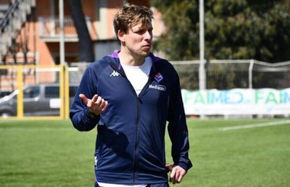 Mattia Balestracci durante un allenamento