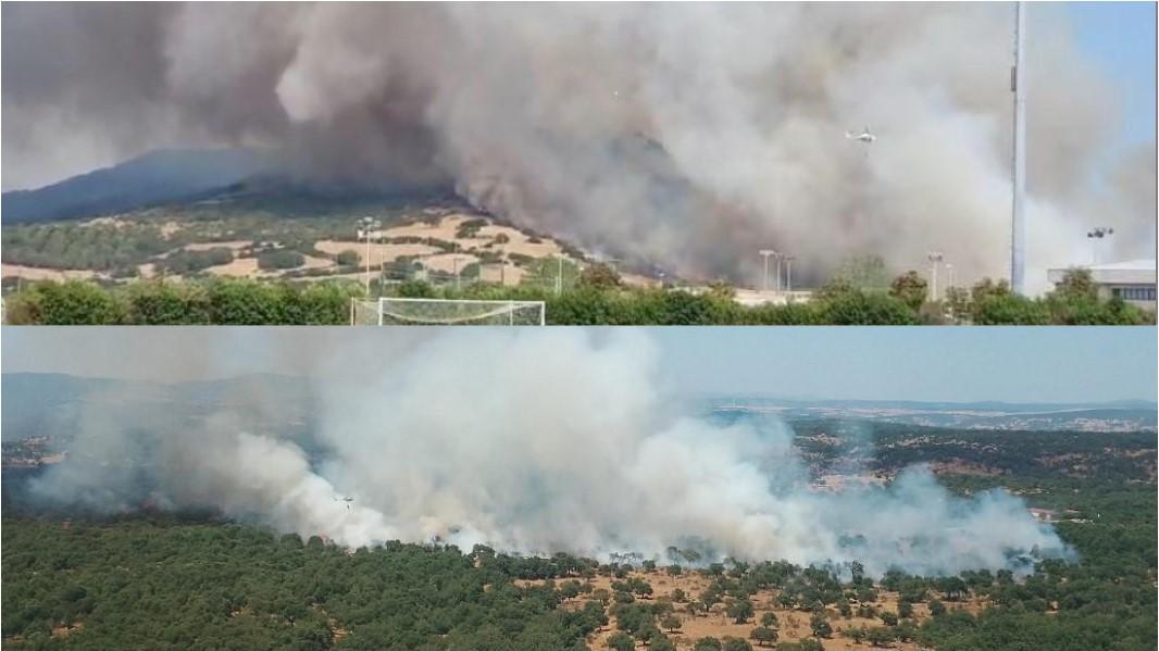 Gli incendi di Nuoro e Isili 