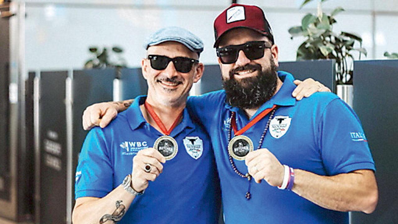 Da sinistra Gianni Giardina e Andrea Laganga