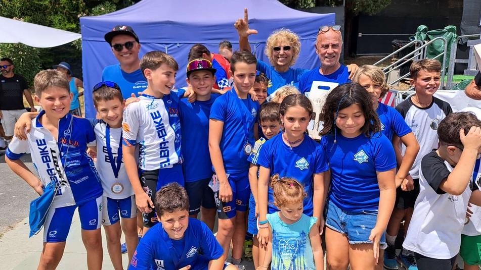 I giovani atleti di Elba Bike