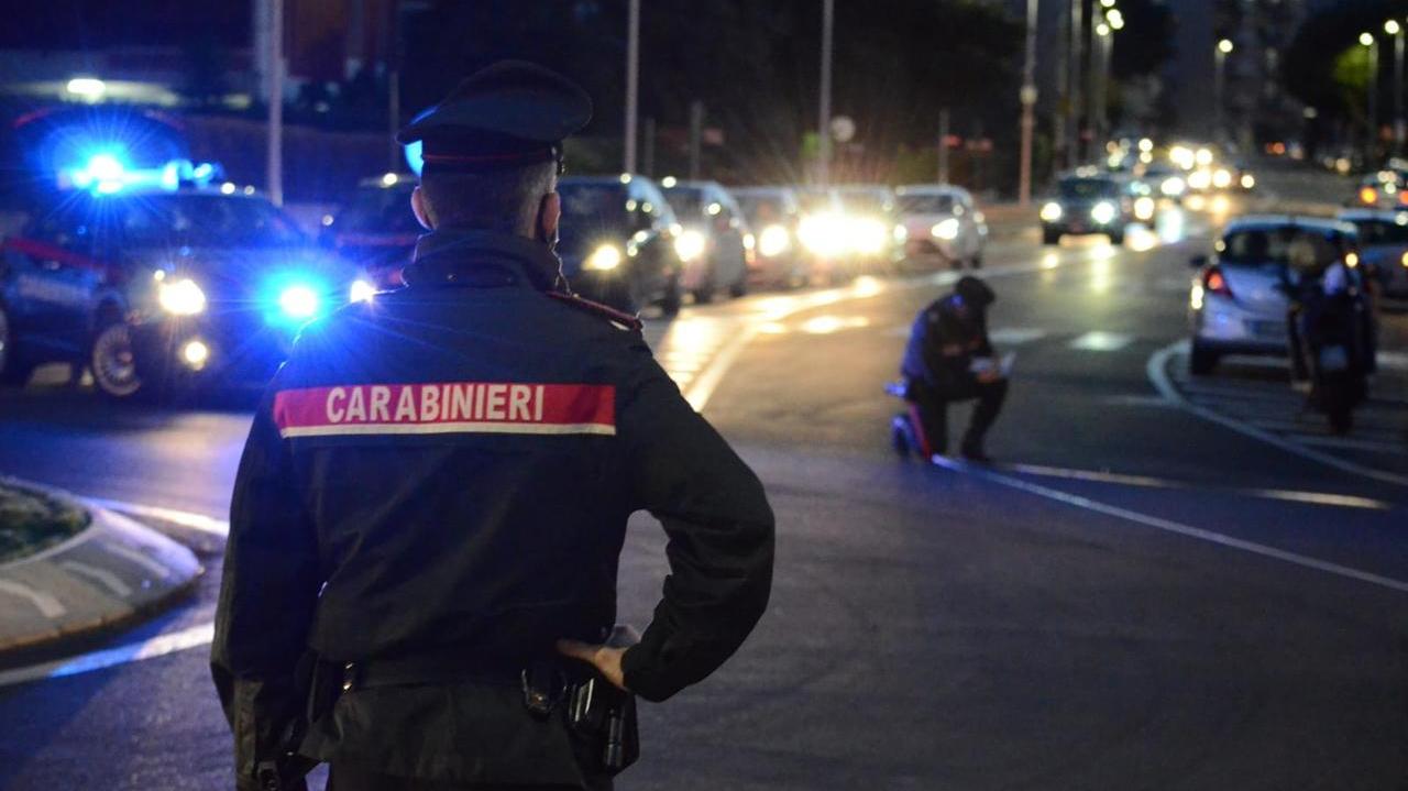 I rilievi dei carabinieri 
