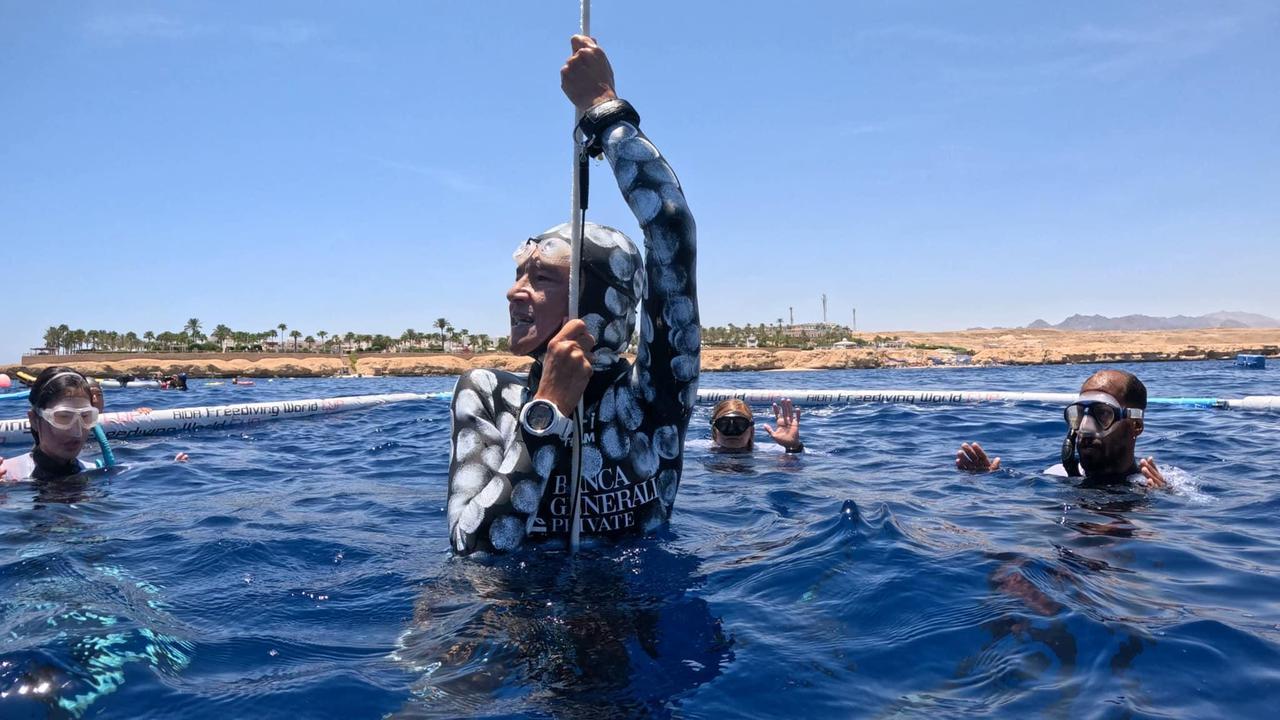 Chiara Obino, a Sharm el-Sheikh nuovo record a -107 metri