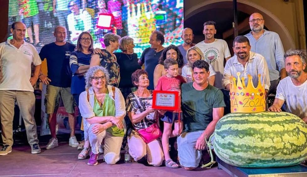 Novellara, Miss Anguria pesa 124,10 chili. Sul podio “Casotto Scarlassara”